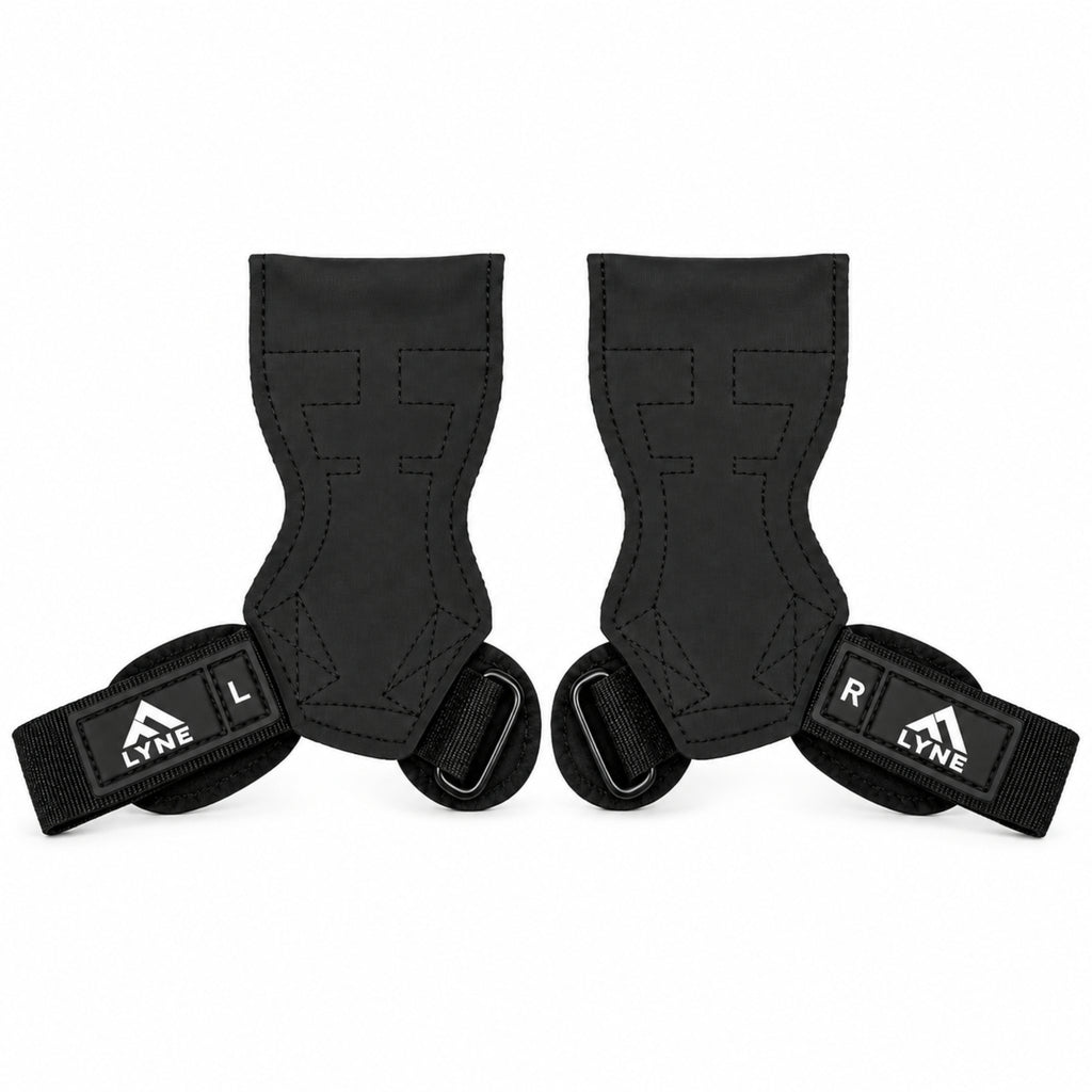 LYNE Lifting Grips with Wrist Support