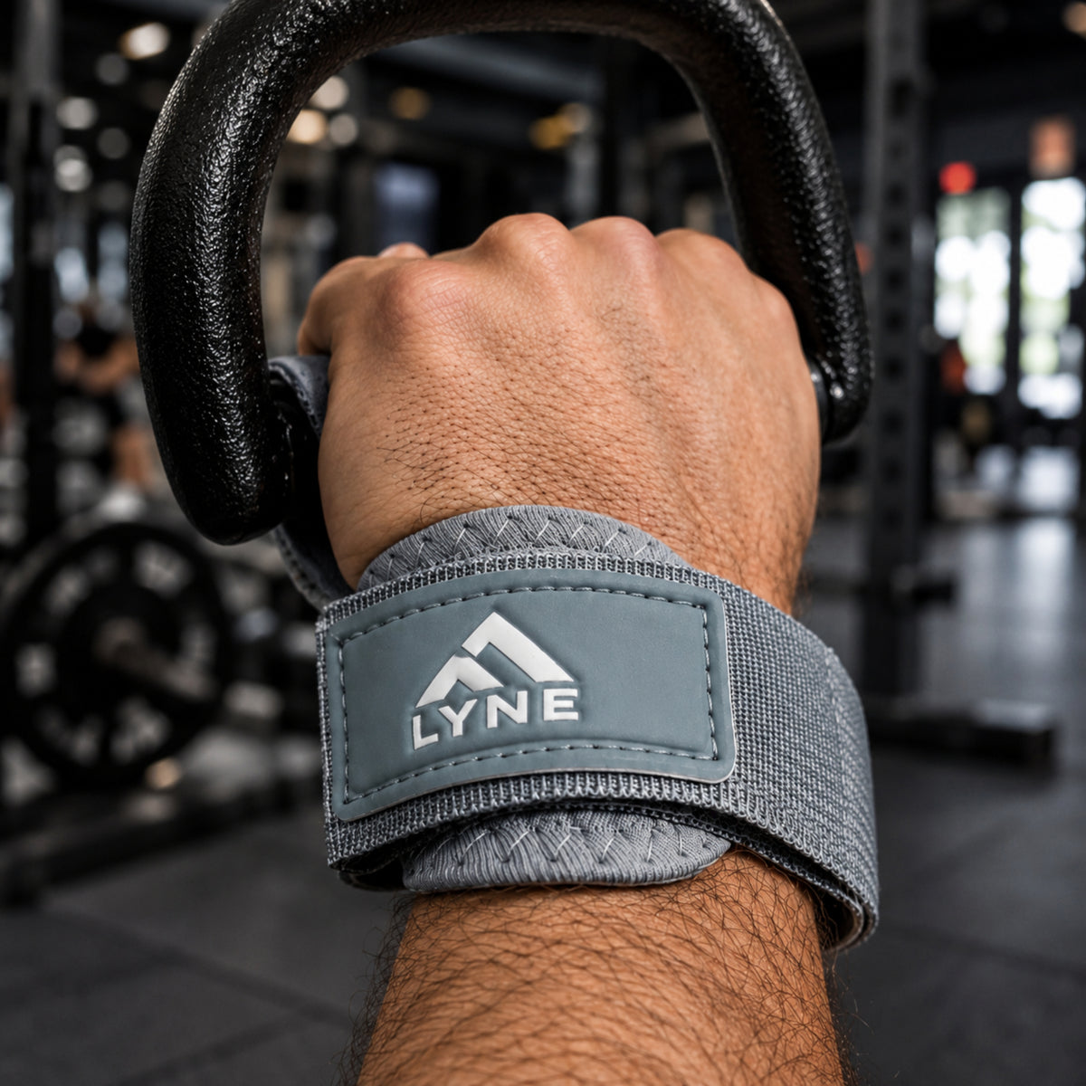 LYNE Lifting Grips with Wrist Support