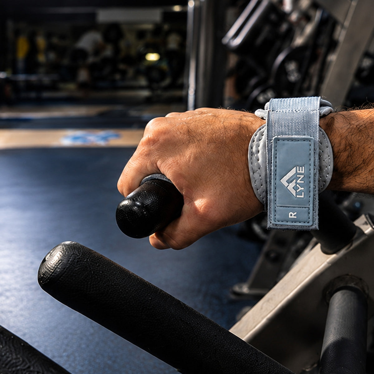 LYNE Lifting Grips with Wrist Support